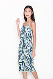 Kayla Tie Detail Abstract Dress