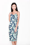 Kayla Tie Detail Abstract Dress