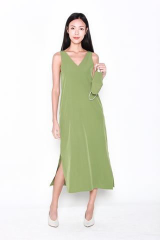Jasmine 2 Way Dress in Lime