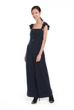 Rebecca Button Jumpsuit in Navy