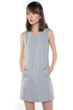 Lydia Classic Pocket Shift In Heather Grey - Mint Ooak - Dress - 3