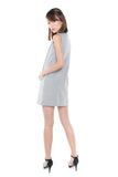 Lydia Classic Pocket Shift In Heather Grey - Mint Ooak - Dress - 6