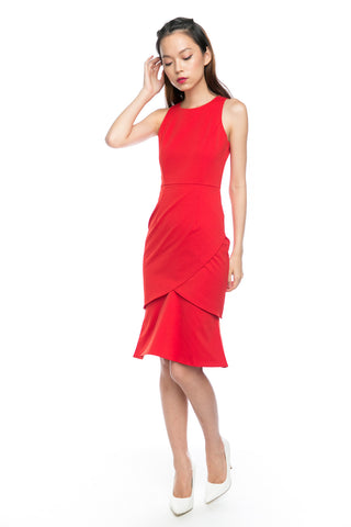 Daphne Cross Over Mermaid In Crimson