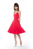 Ella Spag Midi in Red - Mint Ooak - Dress - 4