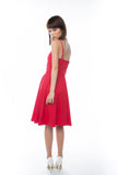 Ella Spag Midi in Red - Mint Ooak - Dress - 7