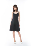Ella Spag Midi in Black - Mint Ooak - Dress - 2