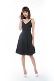Ella Spag Midi in Black - Mint Ooak - Dress - 3