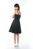 Ella Spag Midi in Black - Mint Ooak - Dress - 6