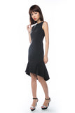 Olivia Mermaid Dip Hem In Black - Mint Ooak - Dress - 4