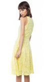 Natellie Cloud Midi Skater in Yellow - Mint Ooak - Dress - 5