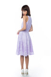 Natellie Cloud Midi Skater in Lilac - Mint Ooak - Dress - 5