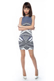 Hailey Abstract Digital Print Dress - Mint Ooak - Dress - 4