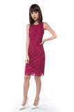 Felicia Lace Overlay dress in Pink - Mint Ooak - Dress - 3