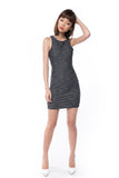Rach textured Bodycon dress in Ash Grey - Mint Ooak - Dress - 2