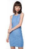 Rach textured Bodycon dress in Blue - Mint Ooak - Dress - 1