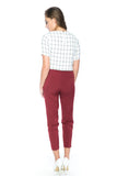 Lilian Tailored Pants in Wine - Mint Ooak - Bottom - 5