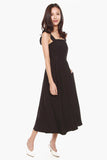 Jermaine Fit & Flare Dress in Black