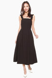 Jermaine Fit & Flare Dress in Black