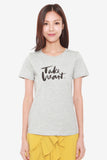 Take Heart T-Shirt in Grey