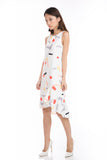Mika Abstract Brush Print Midi