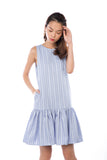 Petite Julia Swing Mermaid in Light Stripes