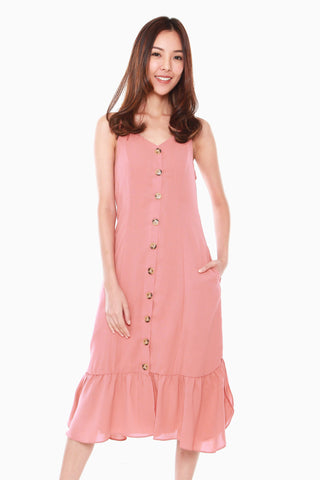 Camilia Reversible Dress in Rose