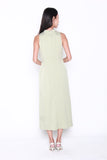 Brielle Removable Collar Dress in Mint