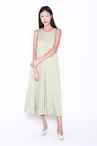 Brielle Removable Collar Dress in Mint