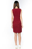 Natasha Centre Slit Peplum Dress