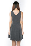 V Wrap Box Pleat Skater