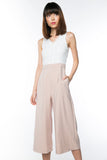 Vanessa Crochet Colourblock Romper
