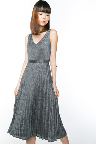 Jael Pleated Party Midi