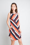Tammy Chevron Stripes Trapeze