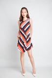 Tammy Chevron Stripes Trapeze