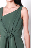 Savannah Toga Knotted Dress in Forest