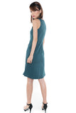 Jannas Flute Hem Split Midi In Sea Green - Mint Ooak - Dress - 7