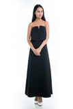 Alicia Ruffle Bustier Maxi in Black - Mint Ooak - Dress - 3