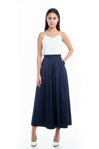Kieran Palazzo Pants in Navy - Mint Ooak - Bottoms - 1