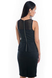 Kelda Mesh Bustier Dress with Pockets in Black - Mint Ooak - Dress - 6