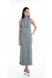 Tya High Neck Knit Maxi in Grey - Mint Ooak - Dress - 3