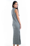 Tya High Neck Knit Maxi in Grey - Mint Ooak - Dress - 5