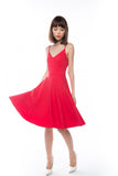 Ella Spag Midi in Red - Mint Ooak - Dress - 2