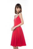Ella Spag Midi in Red - Mint Ooak - Dress - 3