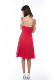 Ella Spag Midi in Red - Mint Ooak - Dress - 6
