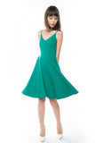 Ella Spag Midi in Green - Mint Ooak - Dress - 4