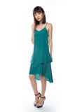 Kane Tiered Free Flow Dress in Green - Mint Ooak - Dress - 2