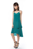 Kane Tiered Free Flow Dress in Green - Mint Ooak - Dress - 4