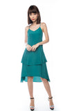 Kane Tiered Free Flow Dress in Green - Mint Ooak - Dress - 5