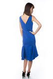 Olivia Mermaid Dip Hem In Blue - Mint Ooak - Dress - 8