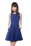 Fay 3 way Cheongsam Dress in Blue - Mint Ooak - Dress - 4